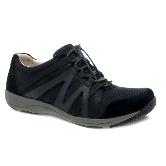 Dansko Shoes - Dansko Henriette Comfort Sneaker Wide Suede Black Size 41W EU 10.5 11 US NIB